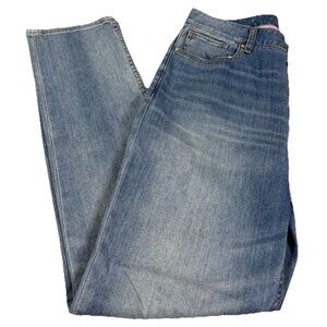 WHBM Sz 8 (Actual 30x27.5) Boyfriend Distressed Light Wash Jeans GUC